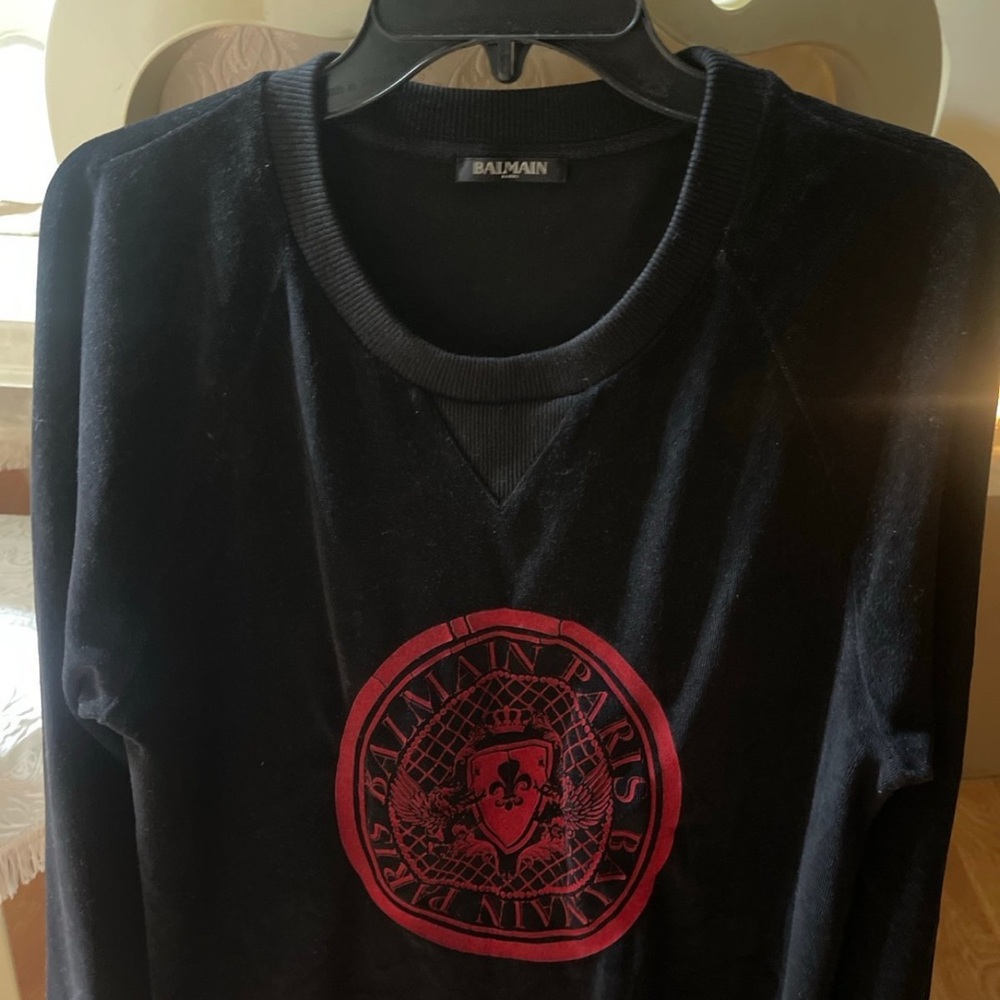 Balmain Velvet sweater